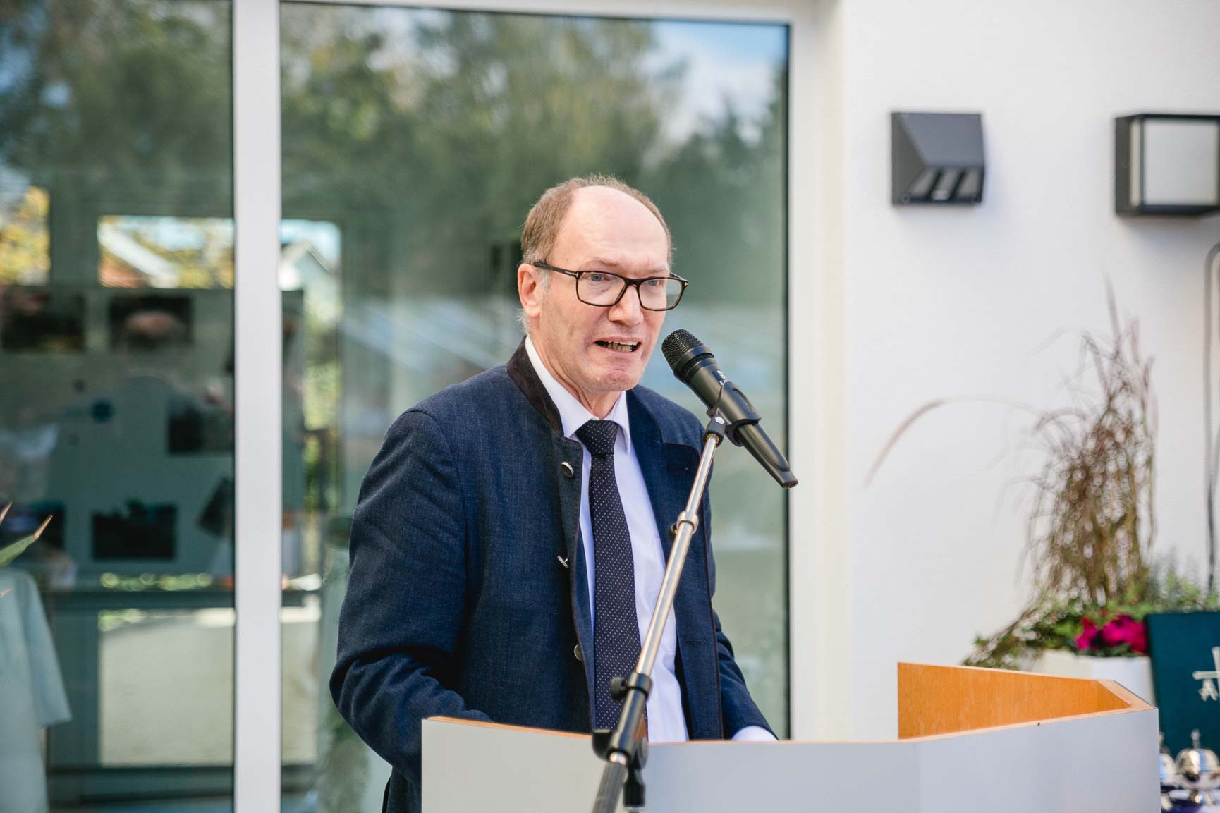 KWA Horst Schmieder bei seiner Festrede.